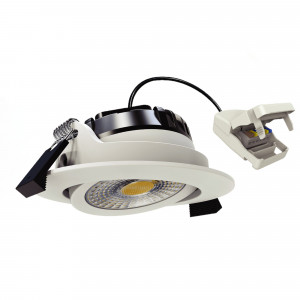 Spot encastré rond plafond blanc dimmable 82 cm Spot encastré rond plafond blanc dimmable 82 cm