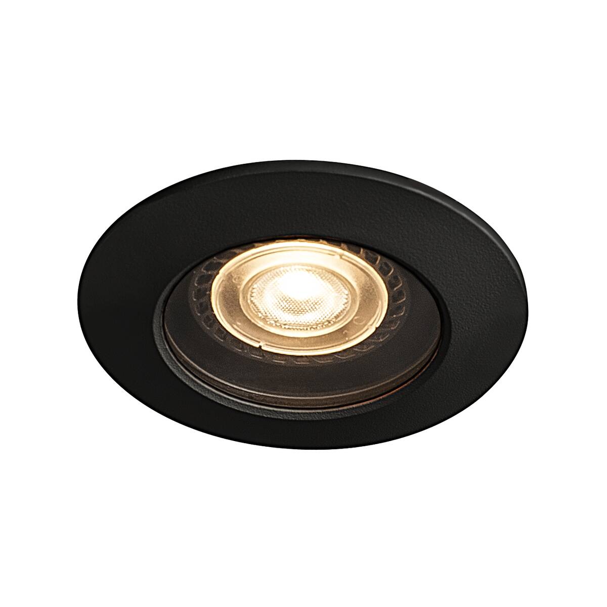 Spot encastré moderne noir étanche GU10