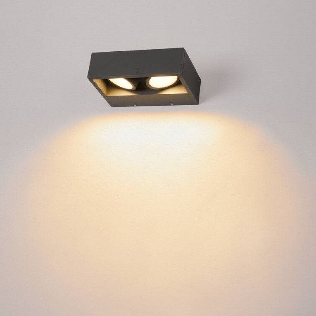 spot anthracite à fixation murale