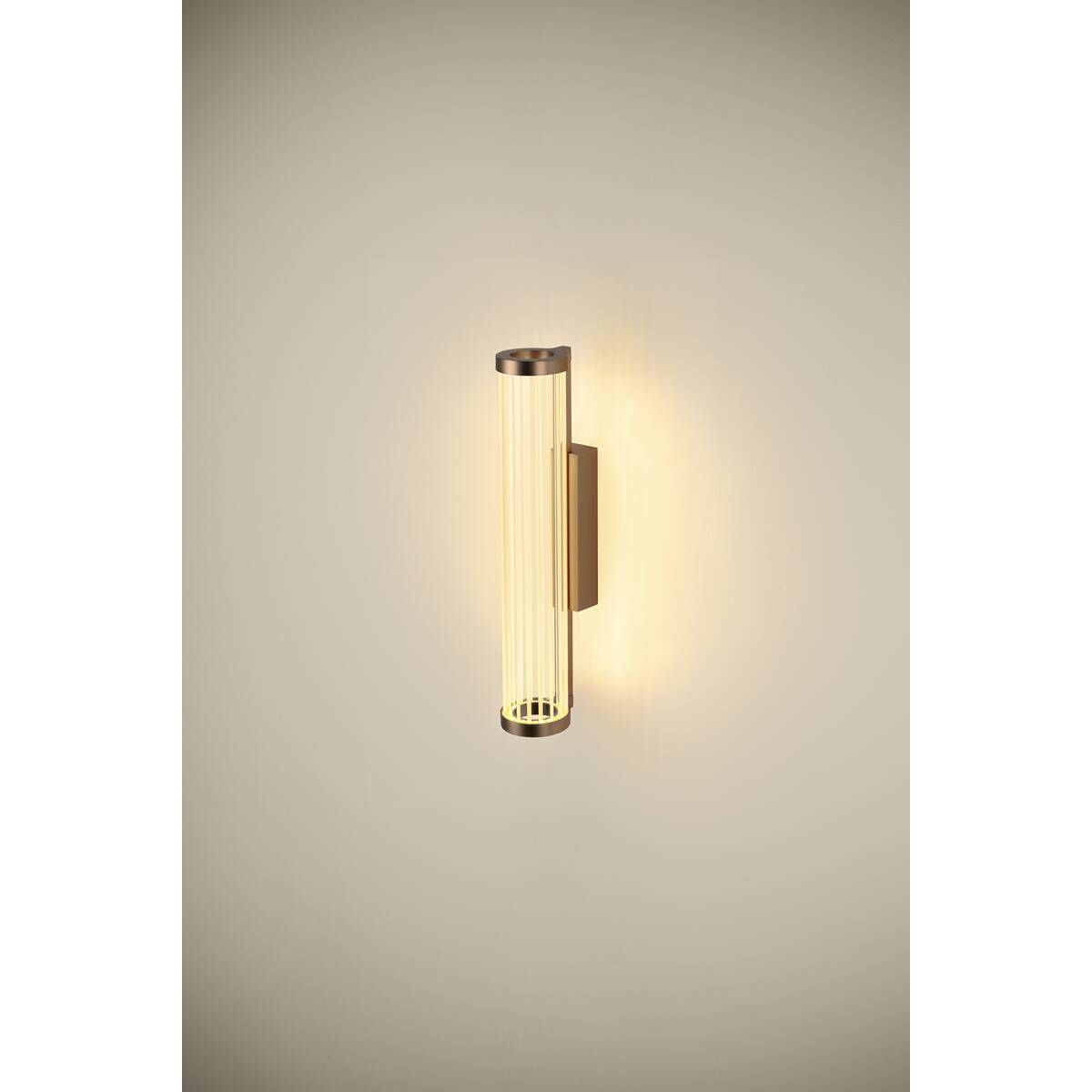 SLV Quimera applique murale cuivre foncé verre