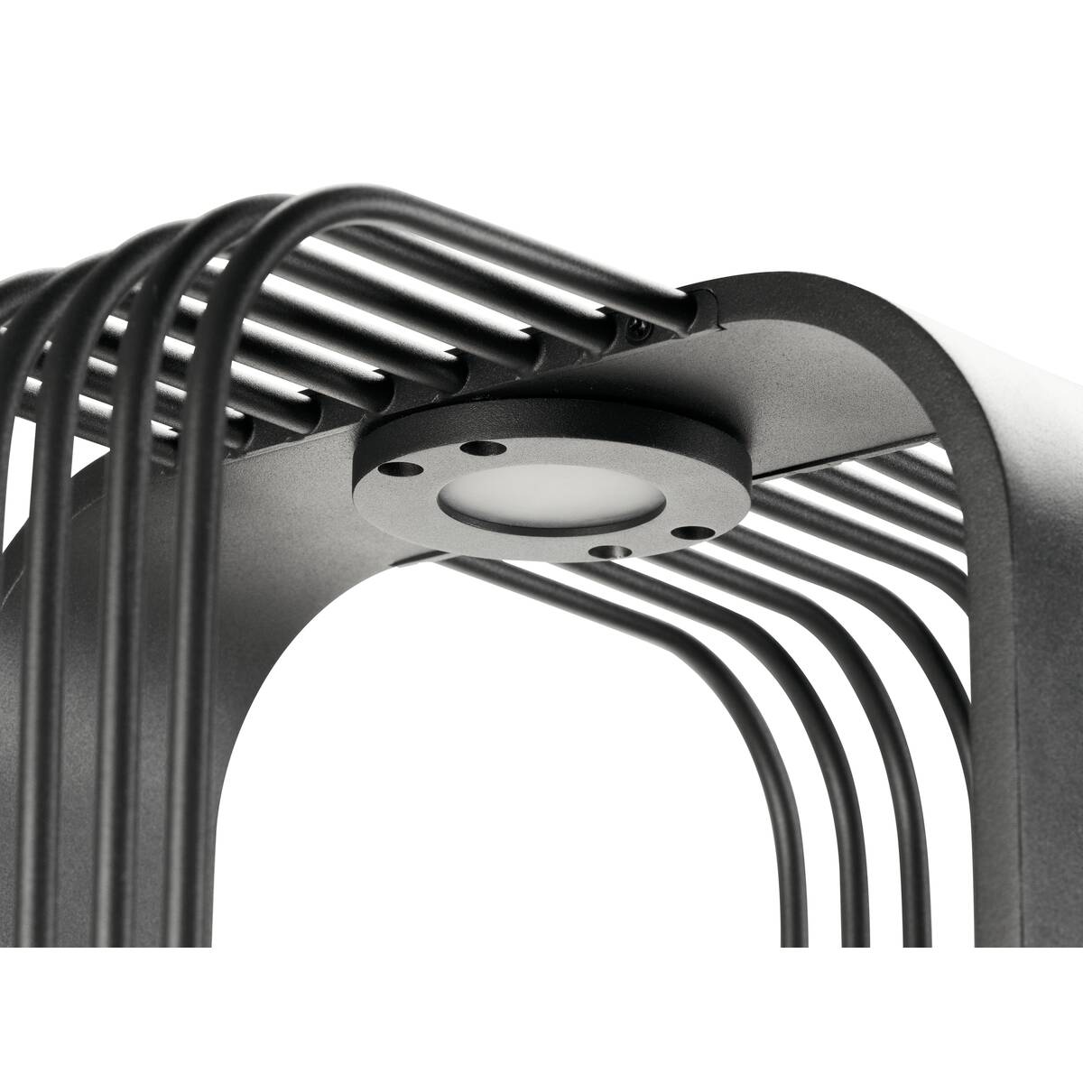 Grid Sun lampadaire lampe sur pied jardin noir SLV