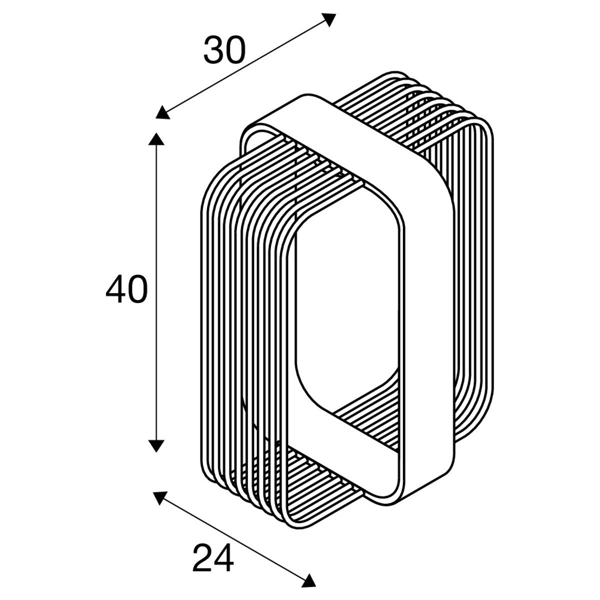 Grid Sun lampadaire lampe sur pied jardin noir SLV
