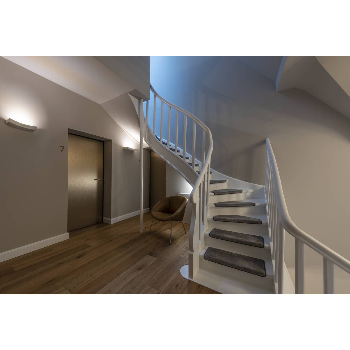 Applique murale blanche Plastra 102 (148012) Curve R7s de SLV | Nostalux.fr