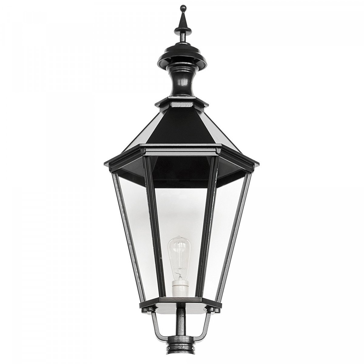 Lanterne seule K7 hexagonale éclairage d'extérieur (1506) de KS Lighting - Abat-jour, poteaux, supports