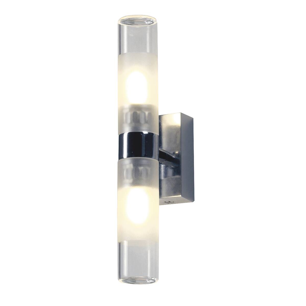 Applique murale Wl 105 Chrome/verre double E14 de SLV (149482) | Nostalux.fr