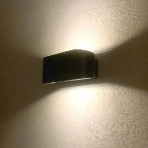 Applique murale noire Ossa 150 (151450) R7s de SLV | Nostalux.fr