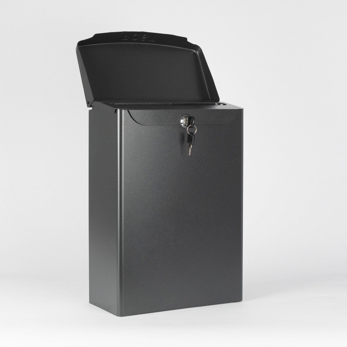 Boîte aux lettres B32 murale anthracite aluminium moderne