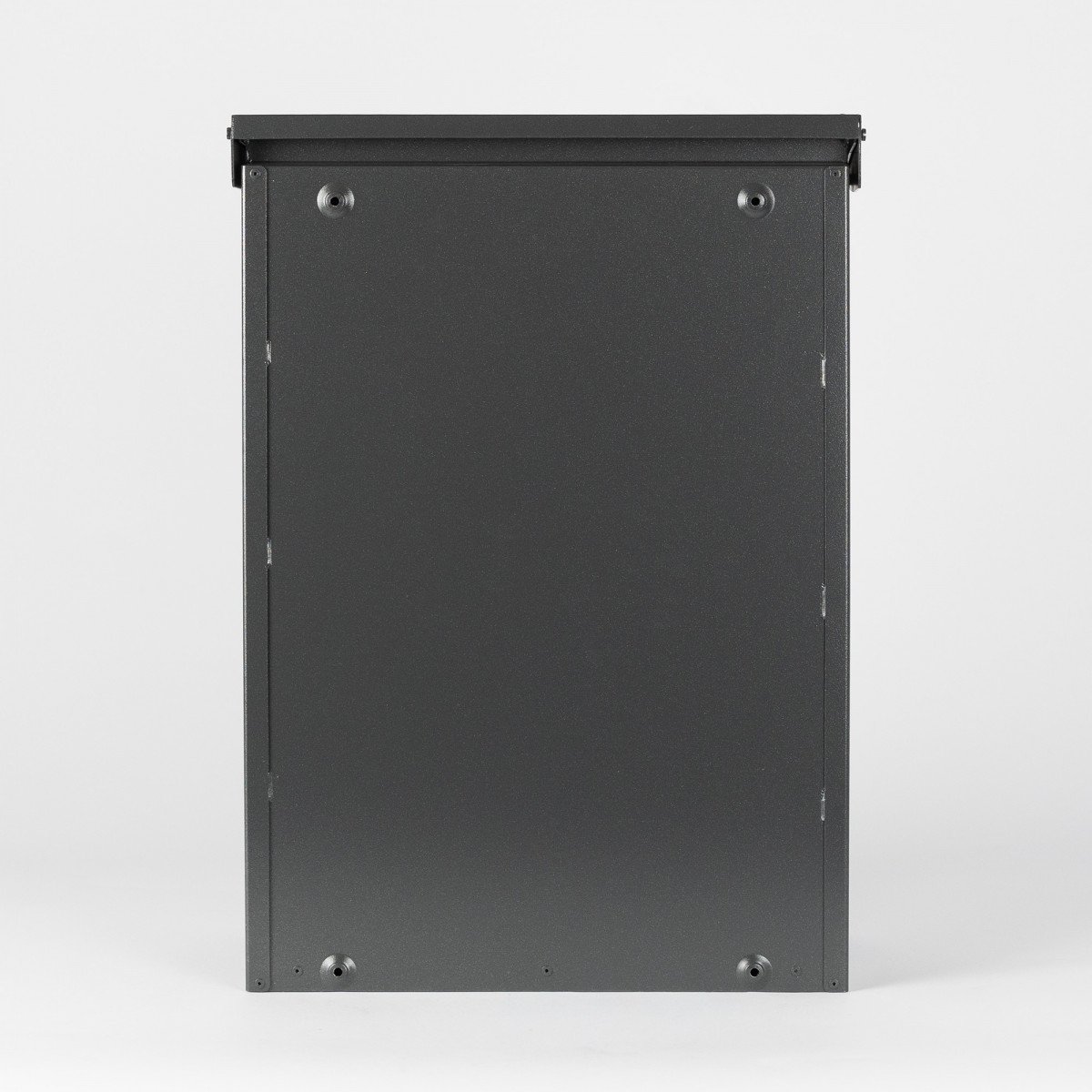 Boîte aux lettres B32 murale noire aluminium moderne