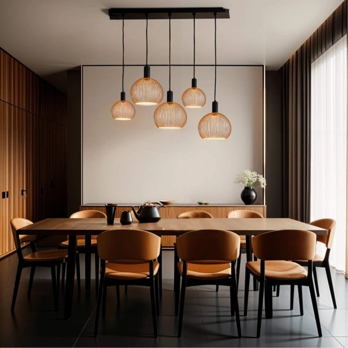 Lampe intérieure Floating Globe Filo Champagne métal