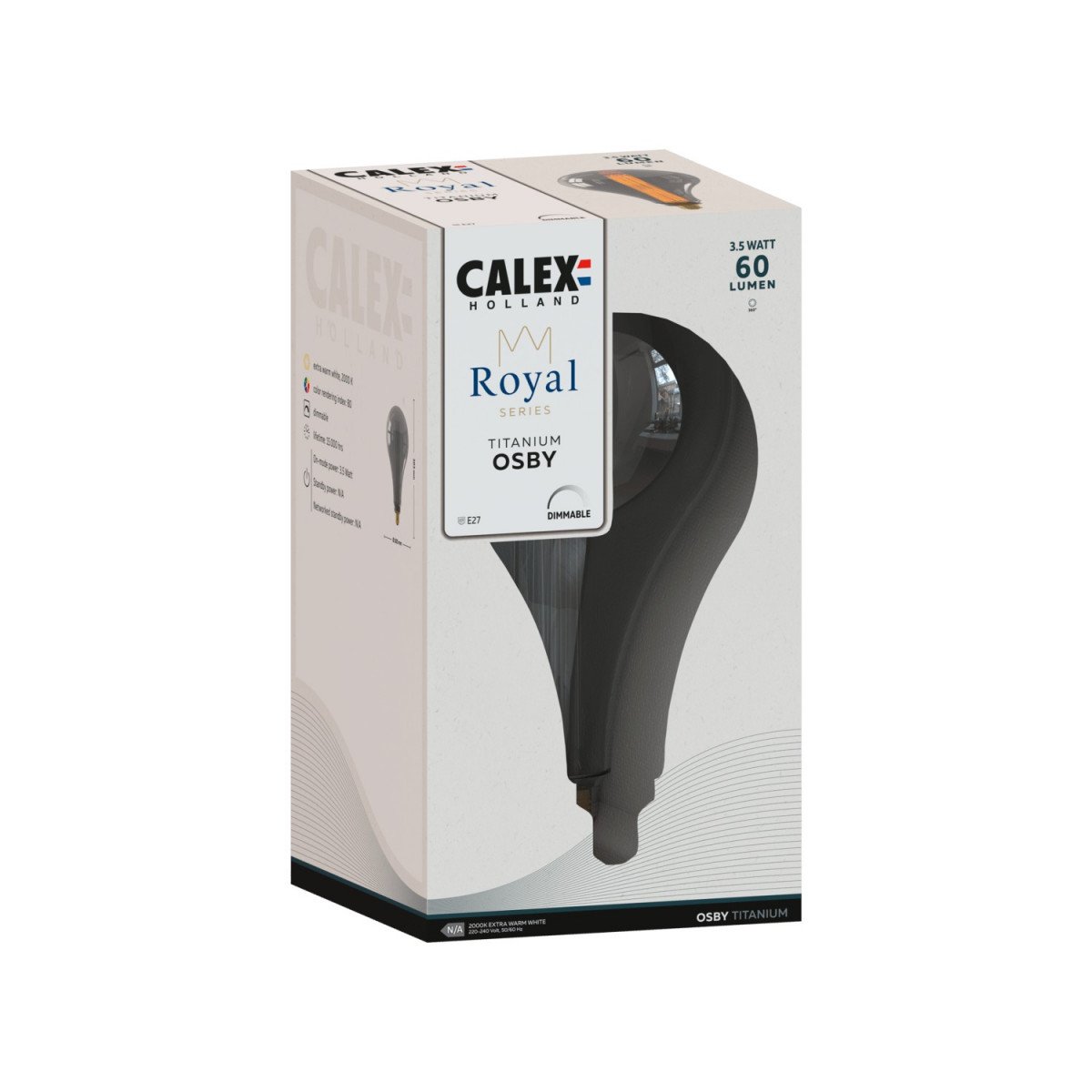 Source lumineuse Calex LED 3.5 watt E27 socket éclairage d'ambiance moderne