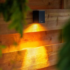 Lampe extérieure 12 volts Tiga applique noire aluminium