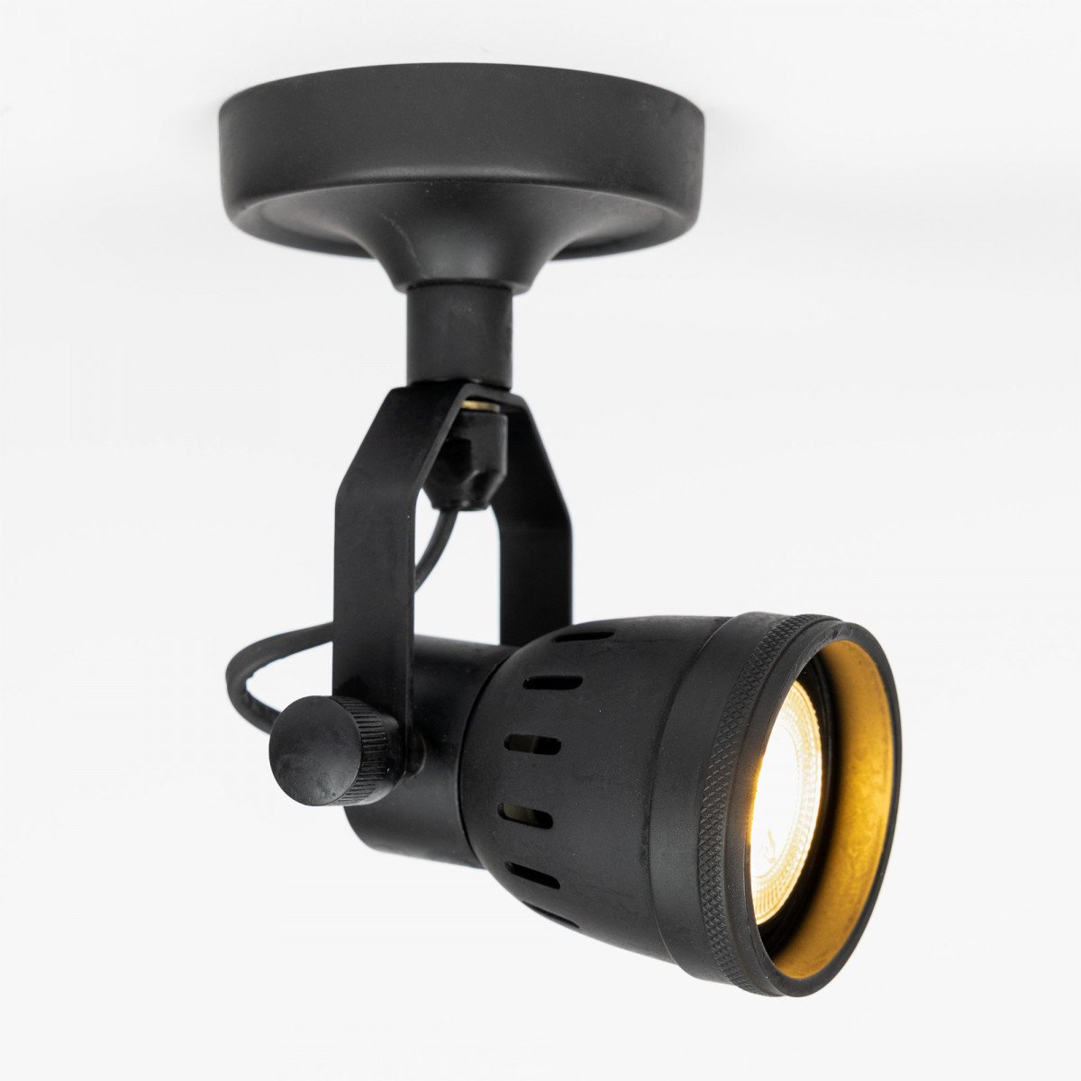 Spot plafond Indigo Cover en laiton noir de KS Verlichting