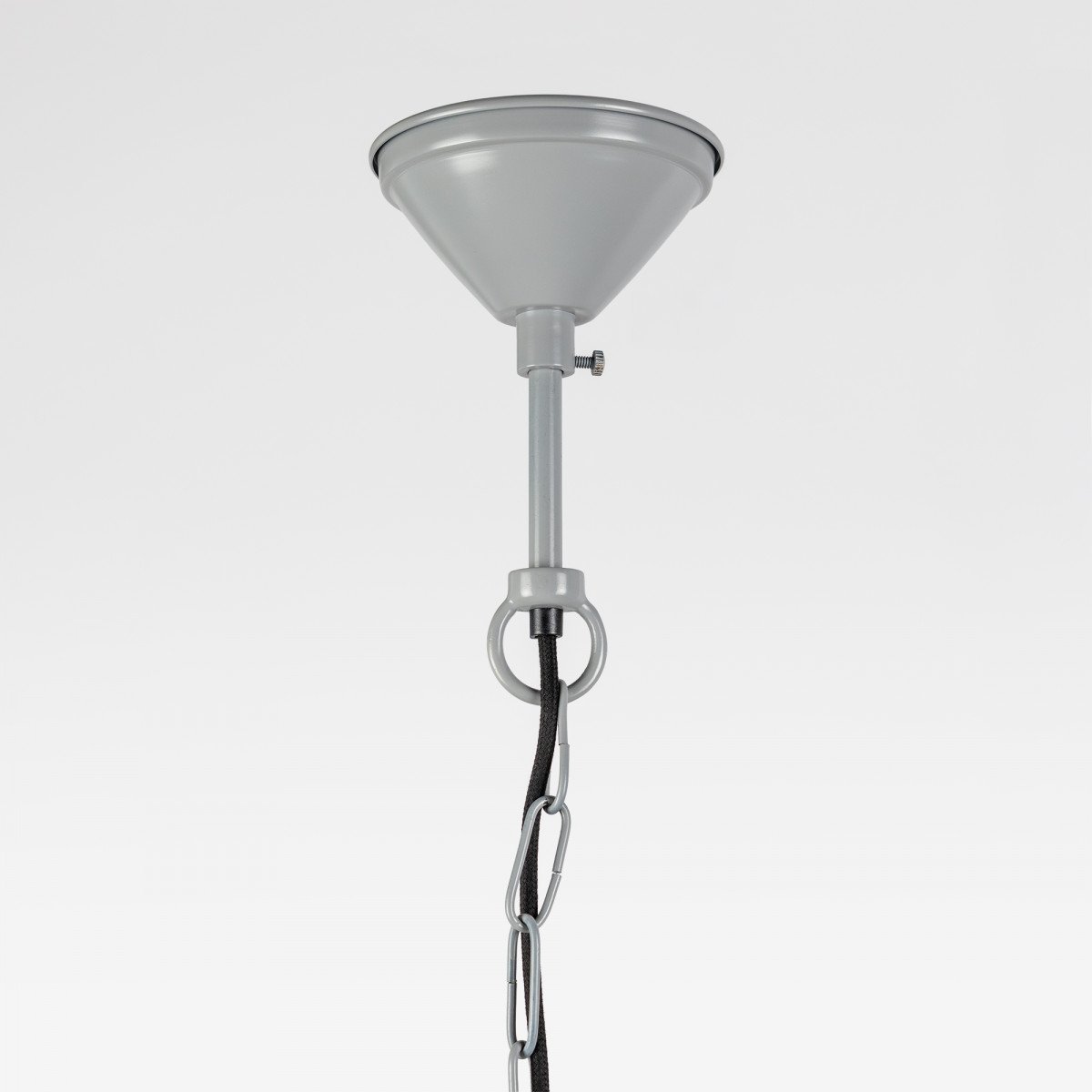 lampe en laiton couleur anthracite antique avec culot E27
