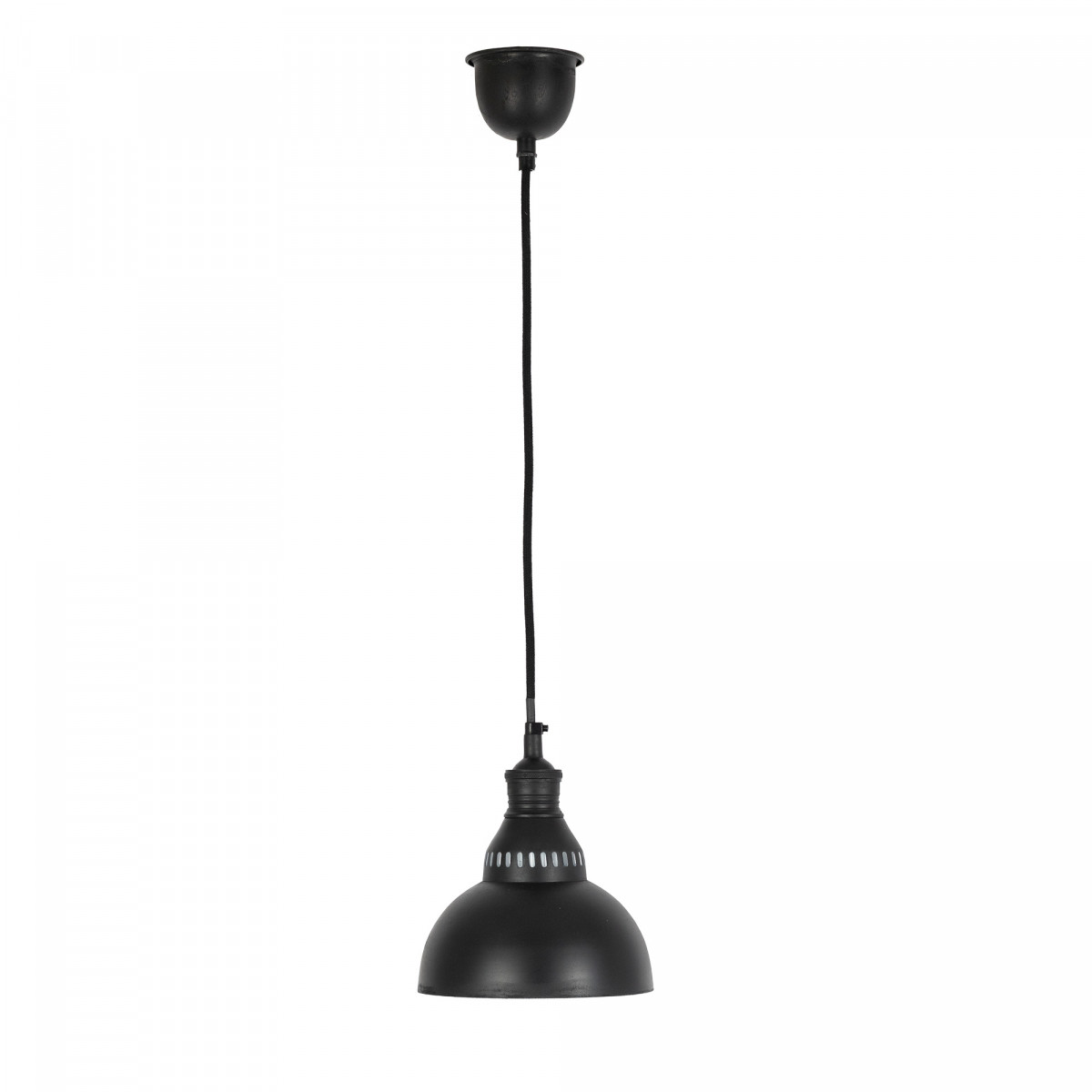 Lampe suspendue noir antique Dakota (30332) Nostaluce | Nostalux.fr