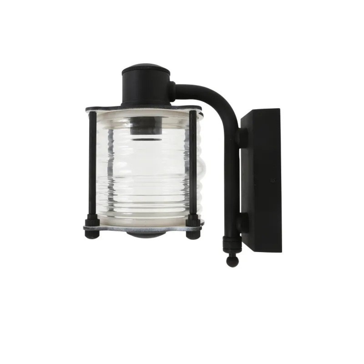 lampe en laiton couleur noir antique avec une douille E27