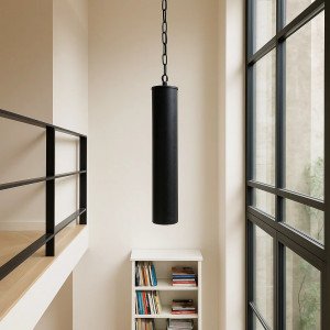 lampe en laiton couleur noir antique avec une douille GU10