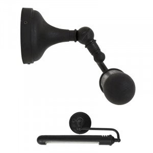 lampe en laiton couleur noir antique avec une douille E27