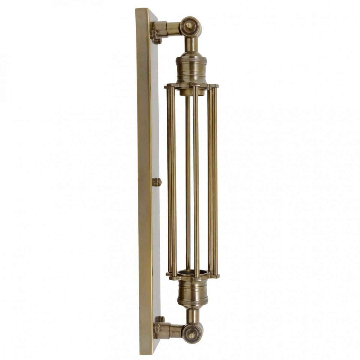 lampe en laiton de couleur laiton antique avec un raccord E27