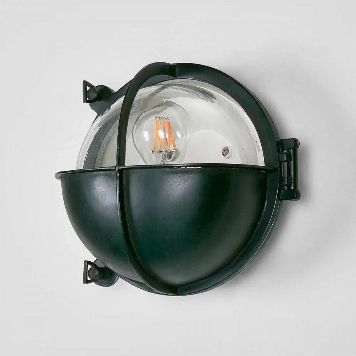 Lampe de bateau, noire, antique, Taylor 