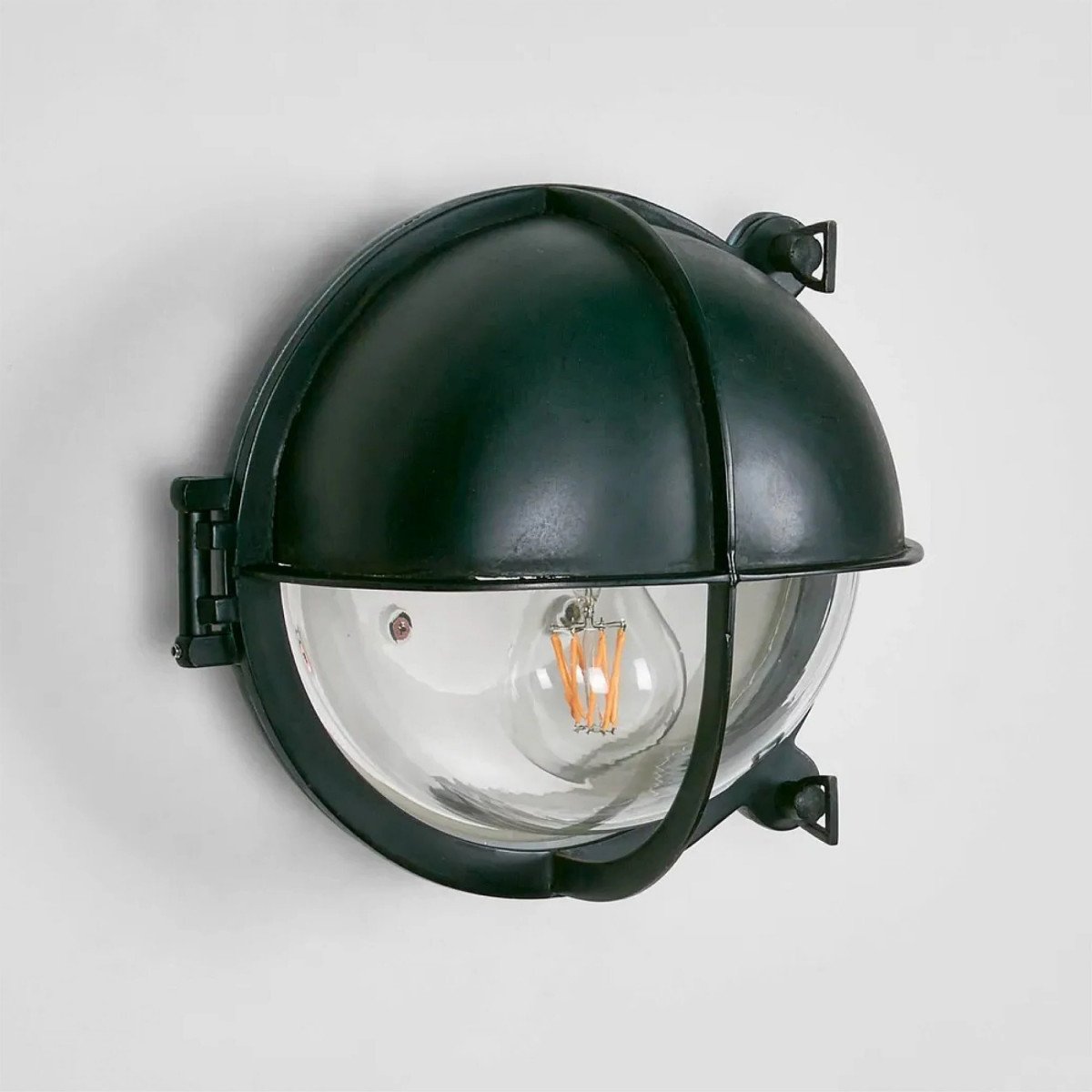 Lampe de bateau, noire, antique, Taylor 
