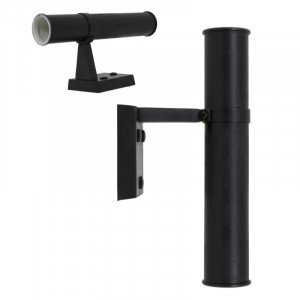 lampe en laiton couleur noir antique avec une douille GU10