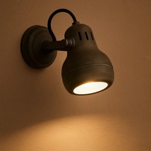 Lampe d'intérieur Castor éclairage d'intérieur vieux fer laiton