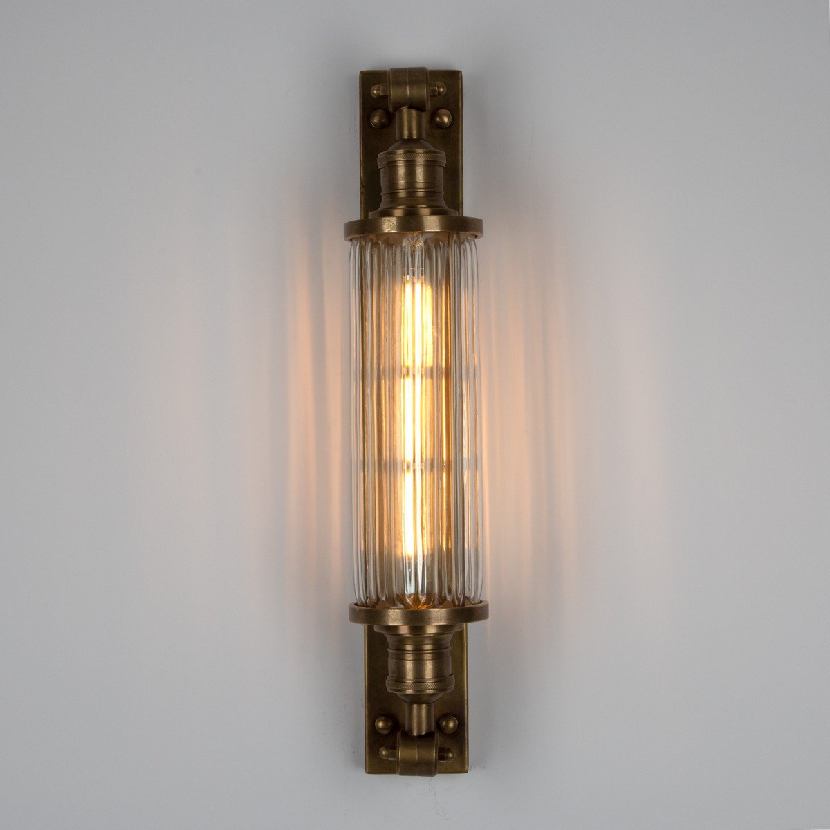 Lampe d'extérieur en laiton design anthracite Lampe murale E27
