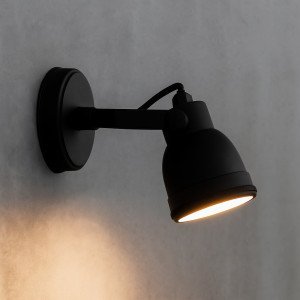 Applique murale noire Indigo d'extérieur noir Indigo vintage 