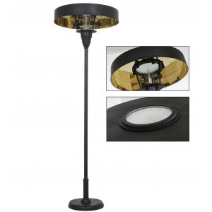 lampe en laiton noir antique avec douille E27