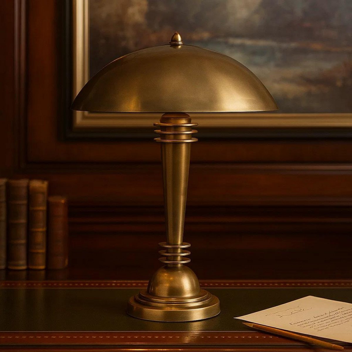 Lampe de table Dax (1247) en laiton | Nostalux.fr