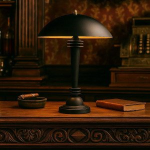 Lampe de table Dax noire | Nostalux.fr