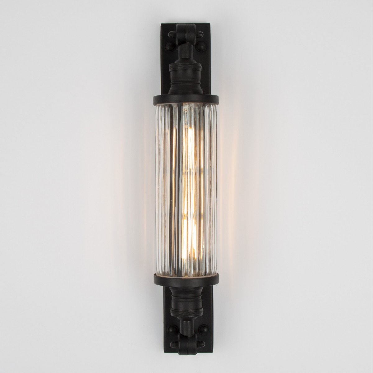 Lampe d'extérieur en laiton design anthracite Lampe murale E27 noir