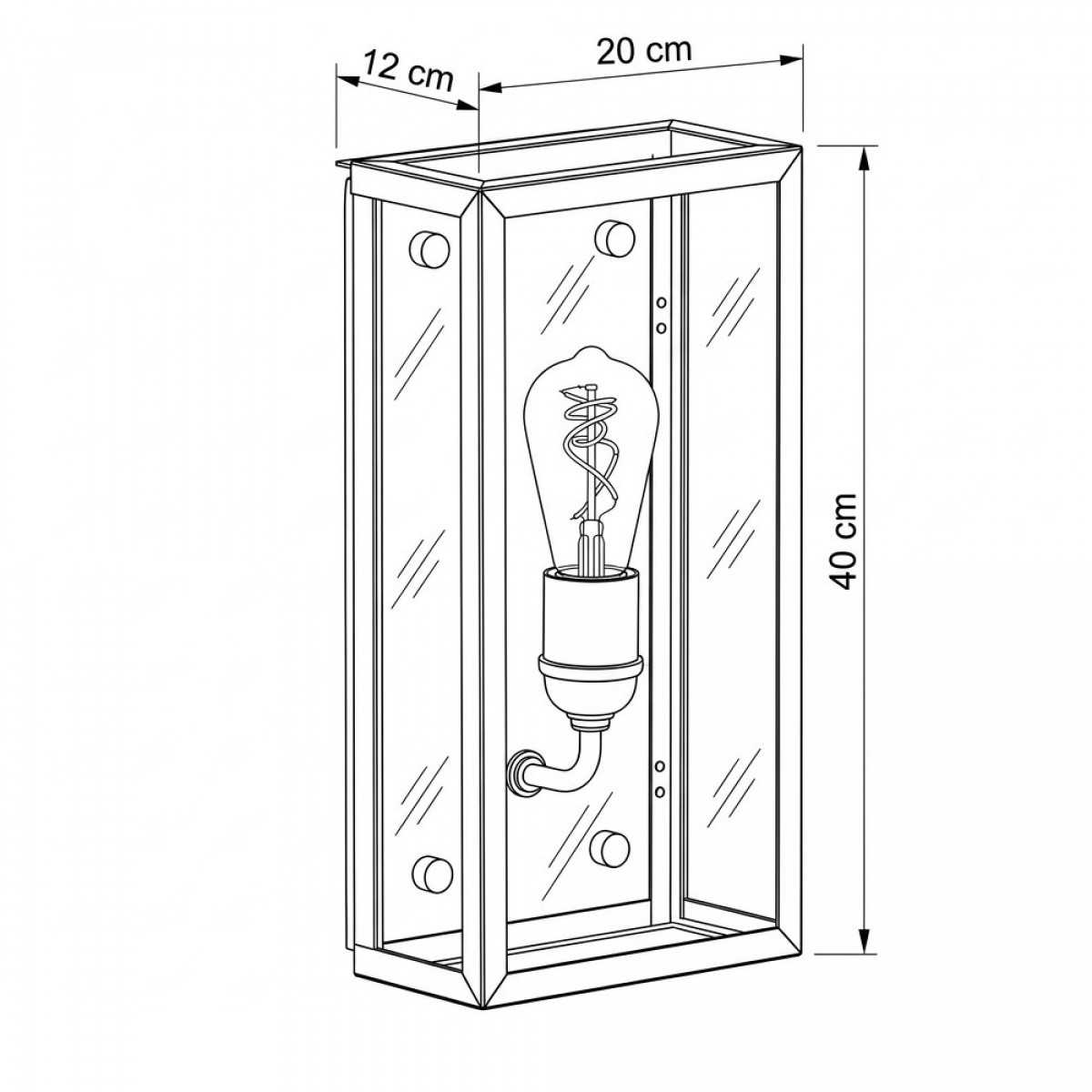 lampe en laiton couleur bronze antique avec raccord E27