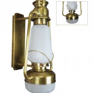 lampe en laiton de couleur laiton antique avec un raccord E27