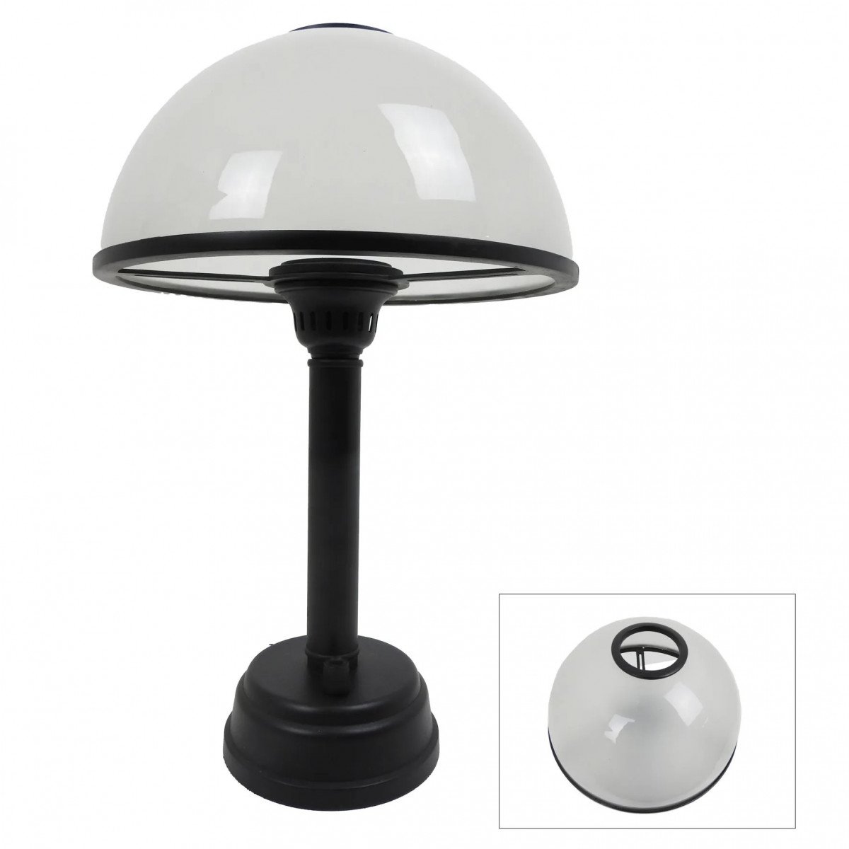 lampe en laiton noir antique avec douille E27
