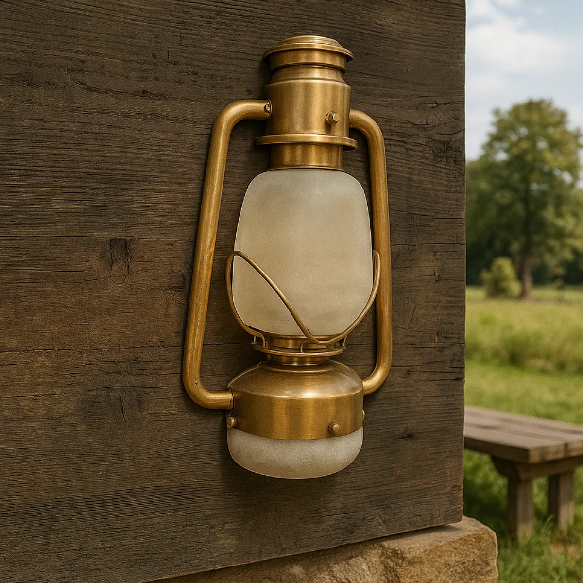 lampe en laiton couleur laiton antique avec une douille E27