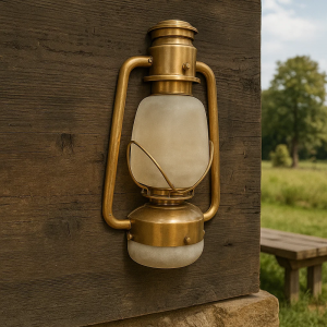 lampe en laiton couleur laiton antique avec une douille E27