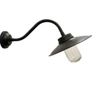 lampe en laiton noir antique avec un raccord E27