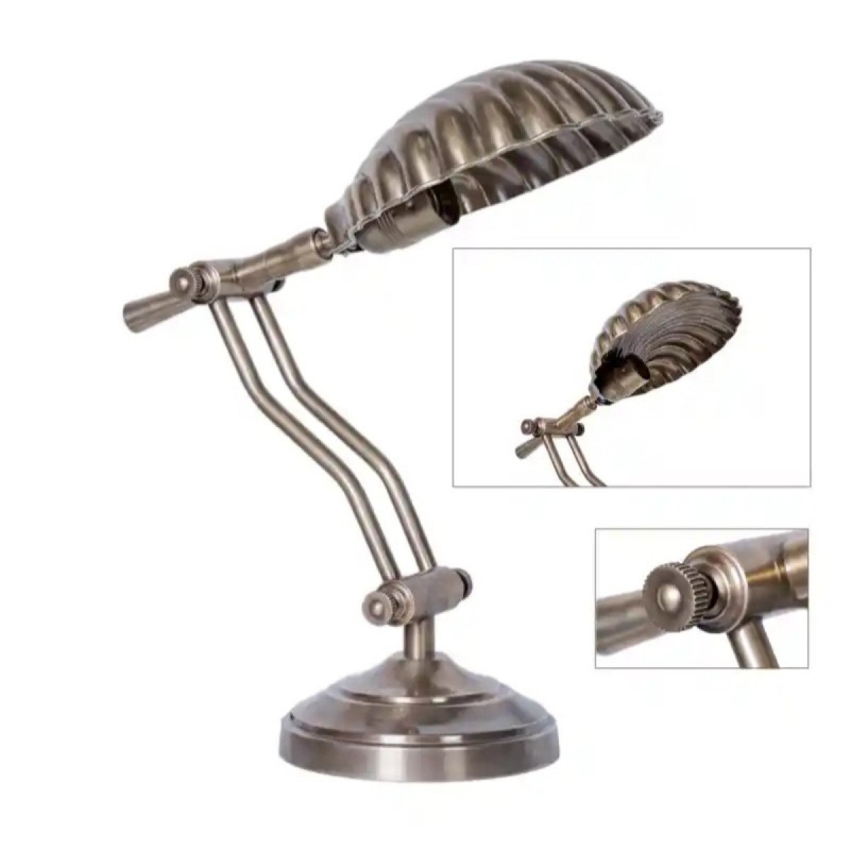 lampe en laiton couleur laiton antique avec culot E27