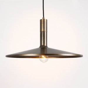 lampe en laiton couleur laiton antique avec culot E27