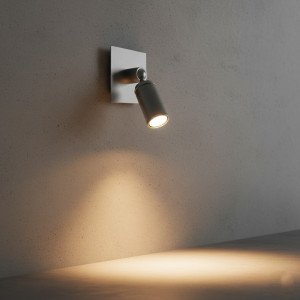 Lampe en laiton couleur argent antique avec culot E27