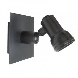 Lampe en laiton couleur bronze antique avec douille GU10