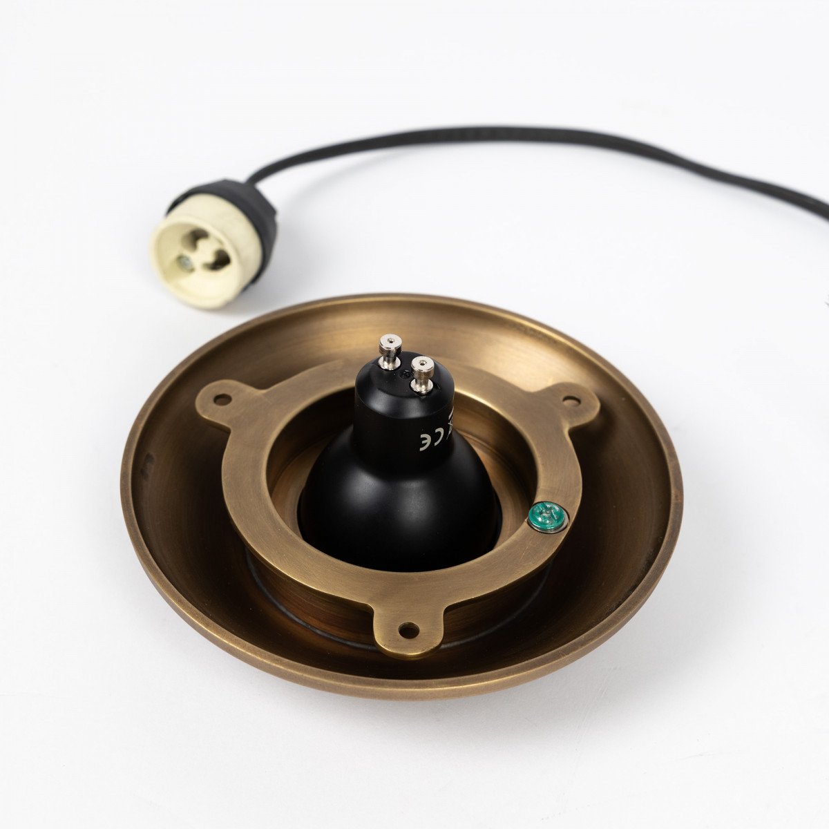 Spot encastrable Gemini (31122) bronze vieilli 