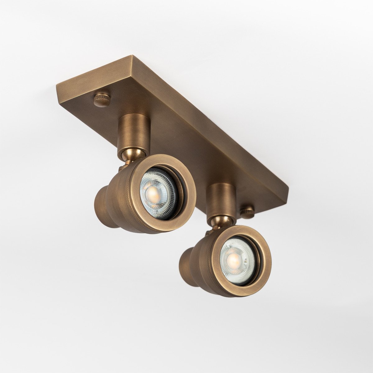 Double spot Indigo Swirl (31171)  bronze antique | Nostalux.fr