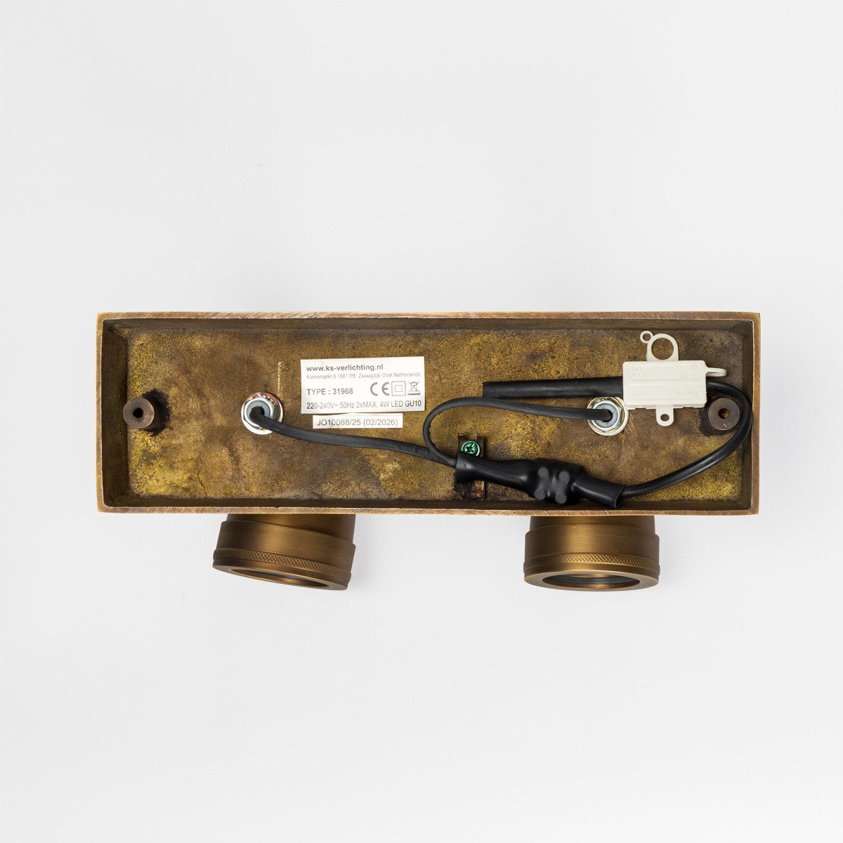 Double spot Indigo Swirl (31171)  bronze antique | Nostalux.fr