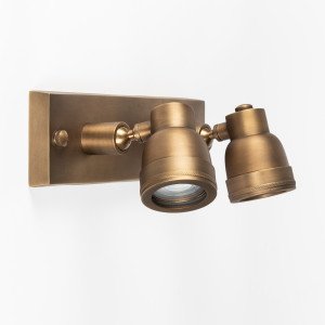 Double spot Indigo Swirl (31171)  bronze antique | Nostalux.fr