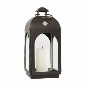 Capri photophore lanterne Anthracite Small