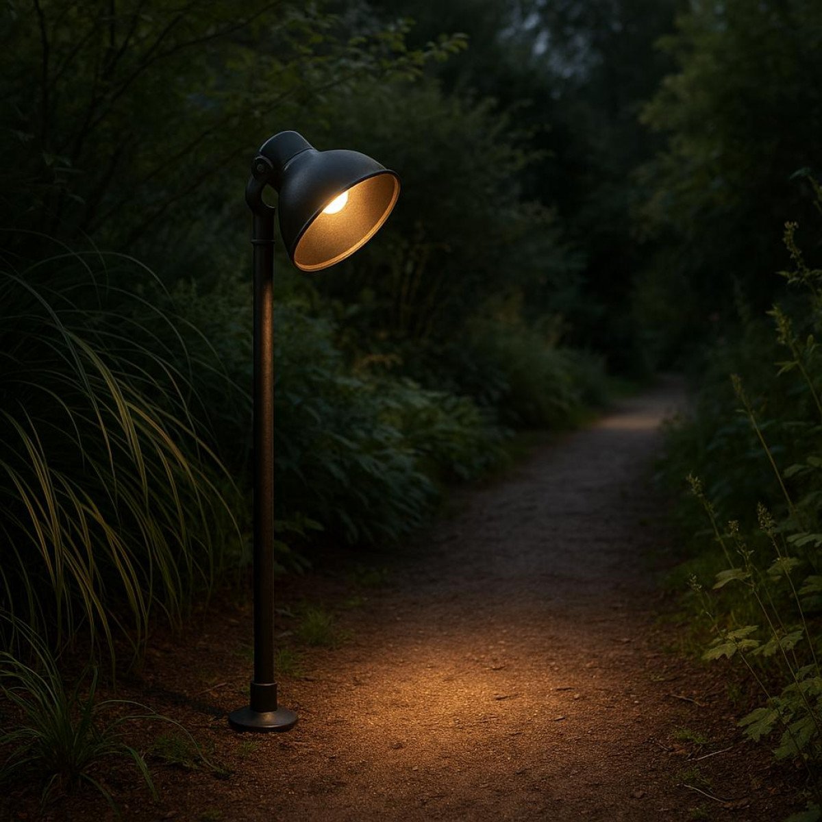 Lampe extérieure Dax Lampe de jardin Noir 12 Volts Moderne