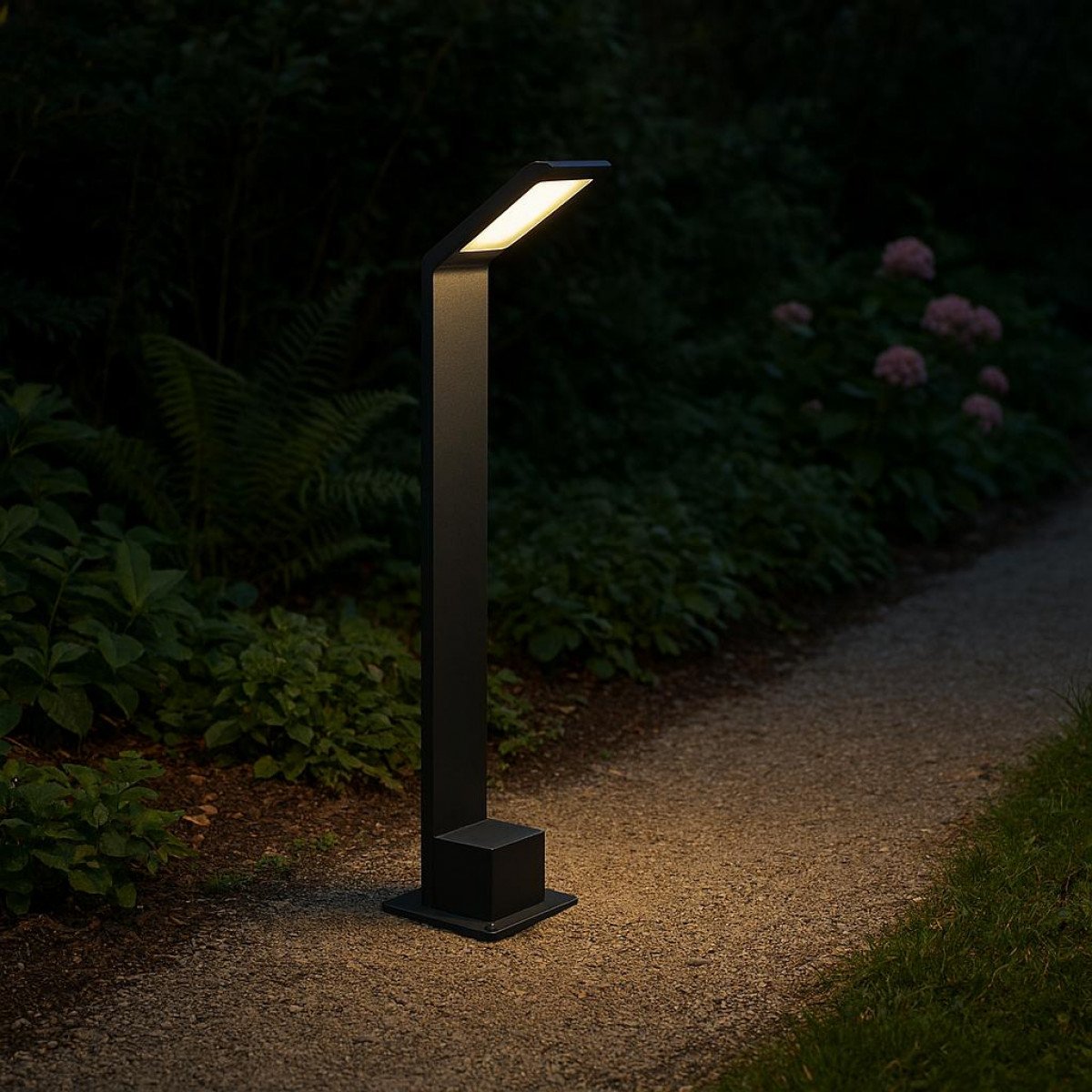 Lampe extérieure Reno Jardin Noir 12V Moderne