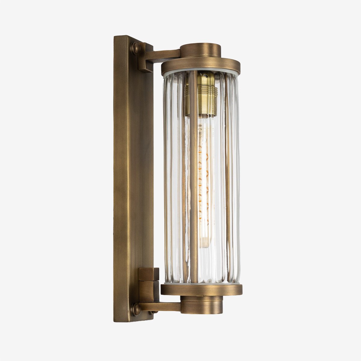 Lampe d’extérieur Porter antique laiton industriel
